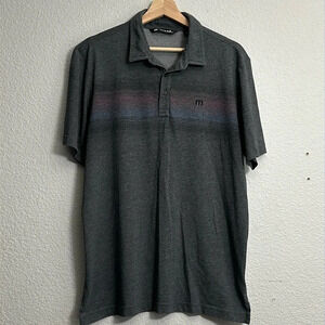 Travis Mathew Collared Golf Casual Polo Short Sleeve Men’s Size Large
